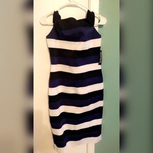 Black, Blue & White NYC Dress